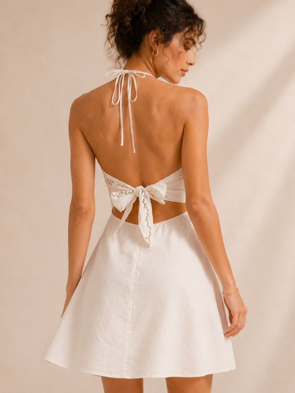 THE ROSALIE HALTER DRESS - Picture 4 of 5